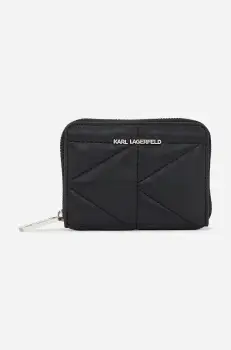Karl Lagerfeld portofel de piele femei, culoarea negru, A1W32064 imagine