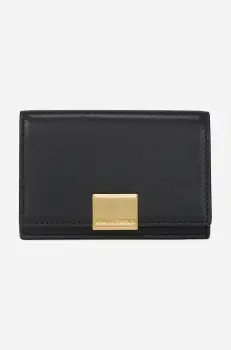 Karl Lagerfeld portofel de piele femei, culoarea negru, A2W32028 imagine