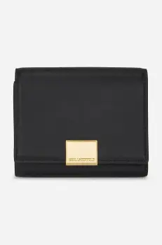 Karl Lagerfeld portofel de piele femei, culoarea negru, A2W32030 imagine