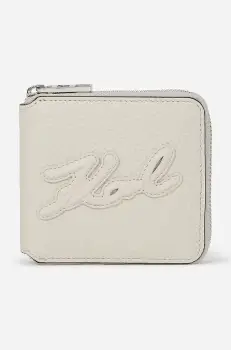 Karl Lagerfeld portofel femei, culoarea bej, A1W32054 imagine