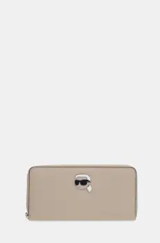 Karl Lagerfeld portofel femei, culoarea bej, A1W32124 imagine