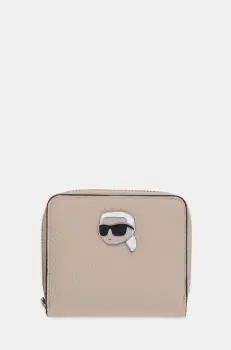 Karl Lagerfeld portofel femei, culoarea bej, A1W32126 imagine