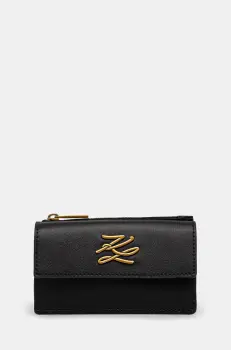 Karl Lagerfeld portofel femei, culoarea negru, A1W32058 imagine