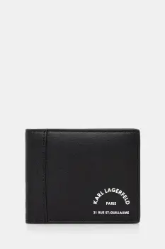 Karl Lagerfeld portofel K/DAILY culoarea negru, A3M30342 imagine