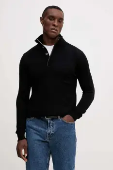 Karl Lagerfeld pulover de lana culoarea negru, light, 554399.655005 imagine