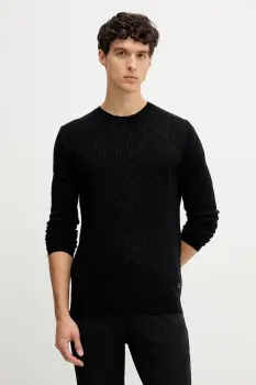 Karl Lagerfeld pulover din amestec de lana culoarea negru, 554302.655018 imagine