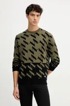 Karl Lagerfeld pulover din amestec de lana culoarea negru, 554305.655022 imagine