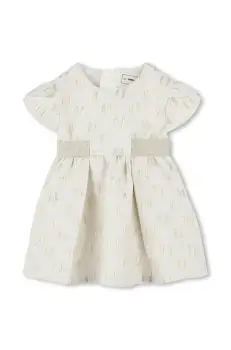 Karl Lagerfeld rochie bebe culoarea bej, mini, evazati, Z30515 imagine