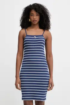 Karl Lagerfeld rochie bodycon din bumbac cu elastan IKON imagine