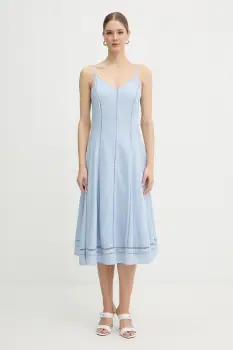 Karl Lagerfeld rochie cu amestec de in imagine