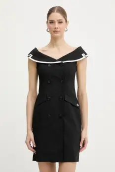 Karl Lagerfeld rochie cu amestec de lana imagine
