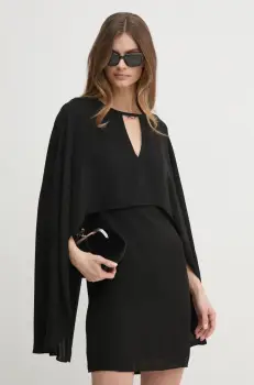 Karl Lagerfeld rochie culoarea negru, mini, drept, A1W13022 imagine