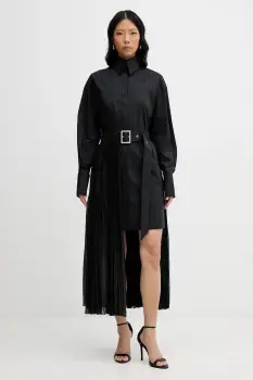 Karl Lagerfeld rochie culoarea negru, mini, oversize, B1W13052 imagine