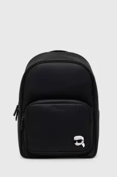 Karl Lagerfeld rucsac barbati, culoarea negru, mare, neted imagine