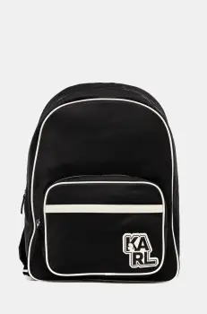 Karl Lagerfeld rucsac barbati, culoarea negru, mare, uni, ASM30010 imagine