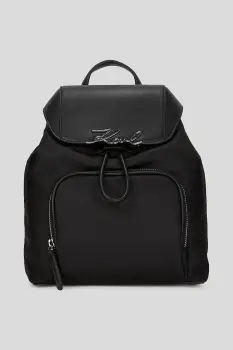 Karl Lagerfeld rucsac culoarea negru, mic, A3W30027 imagine