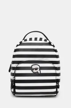 Karl Lagerfeld rucsac femei, culoarea negru, mic, modelator, A1W30132 imagine