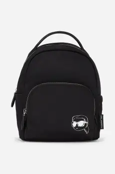 Karl Lagerfeld rucsac femei, culoarea negru, mic, neted, A2W30180 imagine