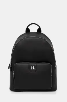 Karl Lagerfeld rucsac K/MONOGRAM barbati, culoarea negru, mare, neted, A1M30096 imagine