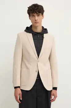 Karl Lagerfeld sacou barbati, culoarea bej, 544035.155384 imagine