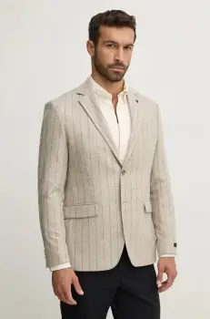 Karl Lagerfeld sacou barbati, culoarea bej, 544037.155200 imagine