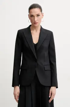 Karl Lagerfeld sacou culoarea negru, un singur rand de nasturi, uni, A2W14023 imagine