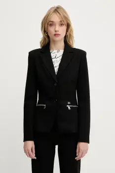 Karl Lagerfeld sacou culoarea negru, un singur rand de nasturi, uni, A3W14040 imagine