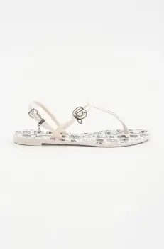 Karl Lagerfeld sandale JELLY NFT femei, culoarea bej, KL80002G imagine