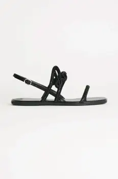 Karl Lagerfeld sandale OLYMPIA femei, culoarea negru, KL87425 imagine