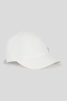 Karl Lagerfeld sapca de baseball din bumbac culoarea alb, uni, A3W33139 imagine