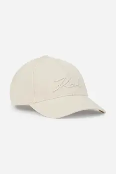 Karl Lagerfeld sapca K/SIGNATURE culoarea alb, neted, A1W33069 imagine