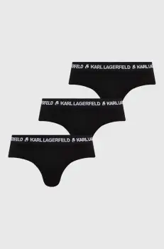 Karl Lagerfeld slip 3-pack barbati, culoarea negru imagine