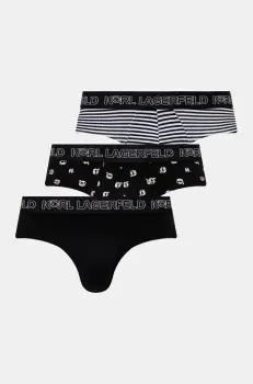 Karl Lagerfeld slip 3-pack barbati, culoarea negru, A1M47043 imagine