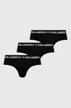 Karl Lagerfeld Slip (3-pack) barbati, culoarea negru imagine