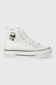 Karl Lagerfeld tenisi KAMPUS MAX NFT femei, culoarea alb, KL60444 imagine