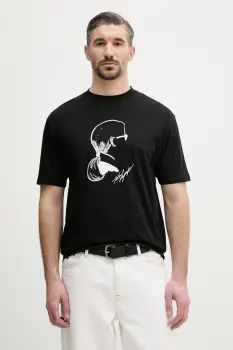 Karl Lagerfeld tricou barbatesc din bumbac imagine