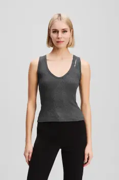 Karl Lagerfeld tricou culoarea gri, A3W17117 imagine