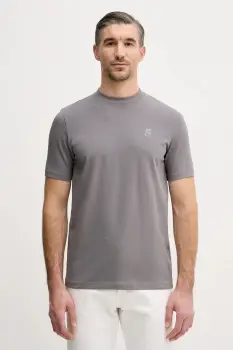 Karl Lagerfeld tricou culoarea gri, cu imprimeu, 561221.755750 imagine