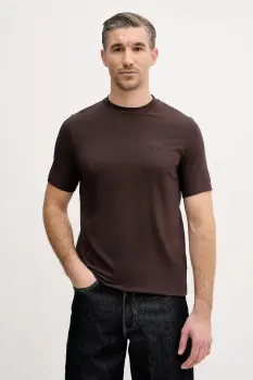 Karl Lagerfeld tricou culoarea maro, cu imprimeu, 561221.755750 imagine