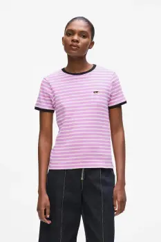 Karl Lagerfeld tricou culoarea violet, A4W17060 imagine