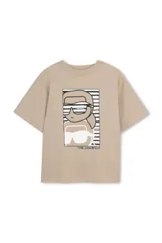 Karl Lagerfeld tricou de bumbac pentru copii imagine