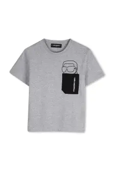 Karl Lagerfeld tricou de bumbac pentru copii imagine