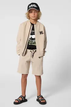 Karl Lagerfeld tricou de bumbac pentru copii imagine