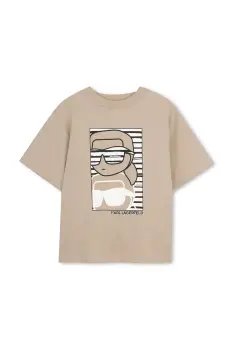 Karl Lagerfeld tricou de bumbac pentru copii imagine