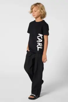 Karl Lagerfeld tricou de bumbac pentru copii imagine