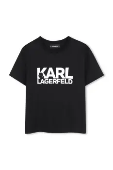 Karl Lagerfeld tricou de bumbac pentru copii imagine