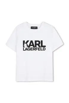 Karl Lagerfeld tricou de bumbac pentru copii imagine
