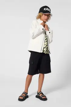 Karl Lagerfeld tricou de bumbac pentru copii imagine