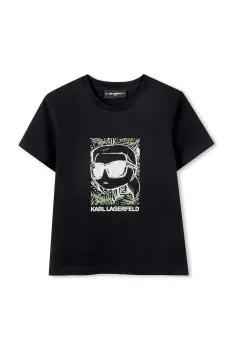 Karl Lagerfeld tricou de bumbac pentru copii imagine