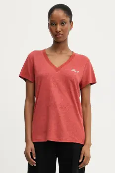 Karl Lagerfeld tricou de in culoarea rosu, A3W17070 imagine